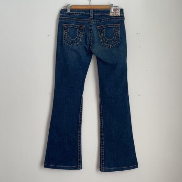 True Religion dark wash low rise boot cut jeans sz 29 - Picture 6 of 8
